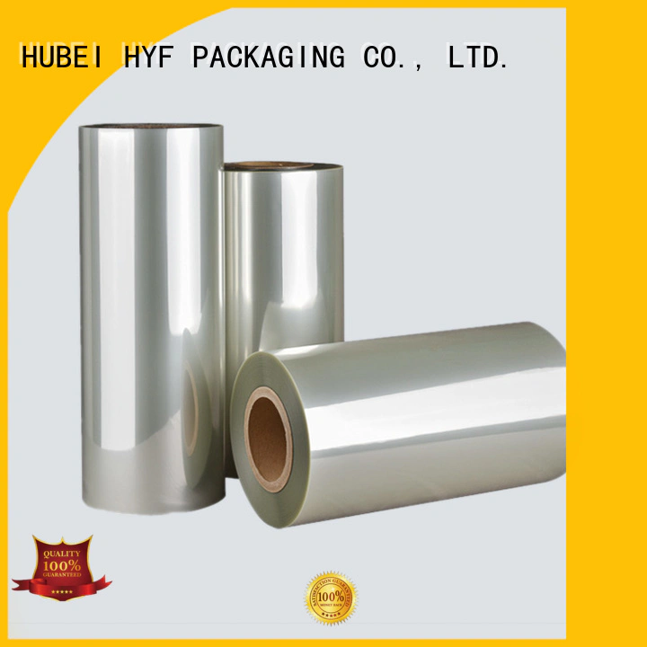 HYF clear petg film suppliers supplies for juice