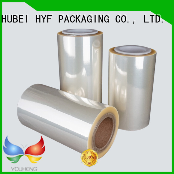 HYF safe pvc heat shrinkable film with perfect shrinkage for packaging