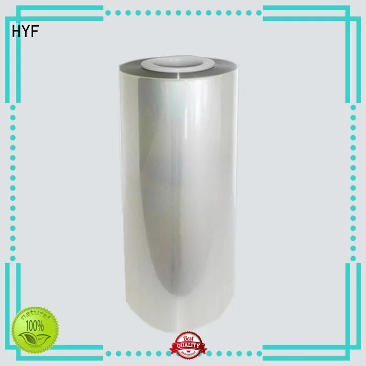 HYF environmental friendly polylactic acid film manufacturer for beverage