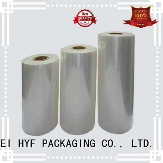 HYF high quality poly lactic acid film company for beverage