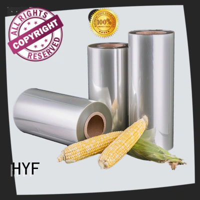 HYF environmental friendly pla shrink wrap factory for packaging