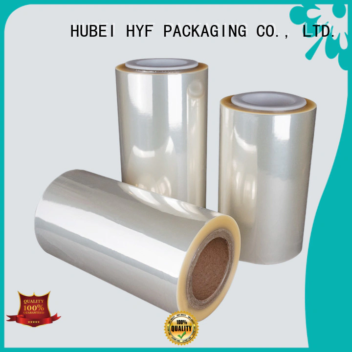HYF pvc heat shrinkable film with perfect shrinkage for packaging