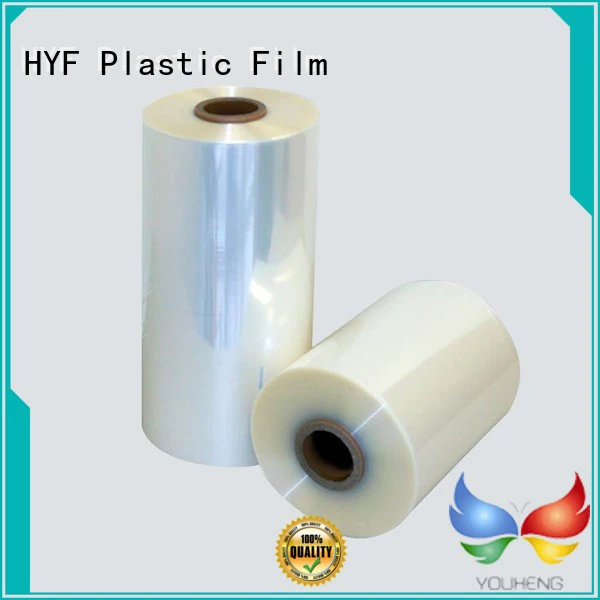 HYF pla plastic film with printing for packaging