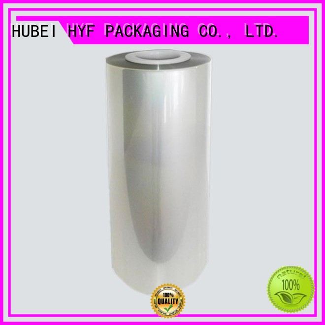 environmental friendly pla plastic film with perfect shrinkage for beverage