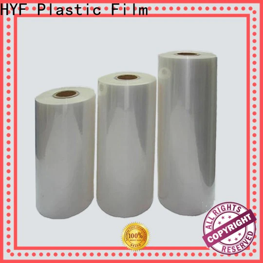 HYF pla shrink wrap factory for juice