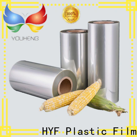 top polylactic acid film with printing for food