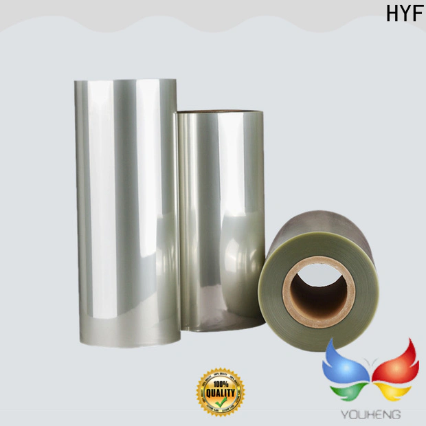 HYF good selling petg film manufacturers with printing for juice