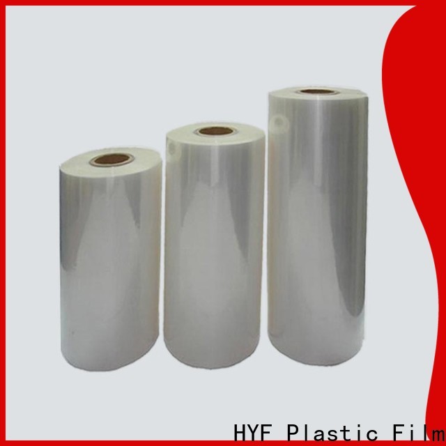 HYF poly lactic acid film with perfect shrinkage for beverage