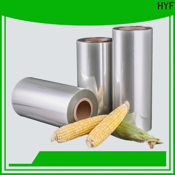 HYF fast delivery polylactide film with perfect shrinkage for food
