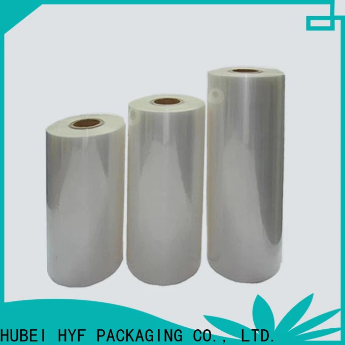 top polylactic acid film with printing for label