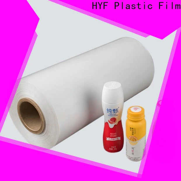 HYF petg shrink sleeve with printing for label