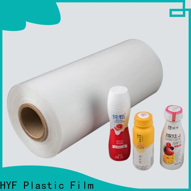 HYF hot sale petg shrink film manufacturer for beverage