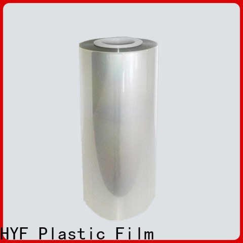 HYF wholesale pla plastic film with printing for food