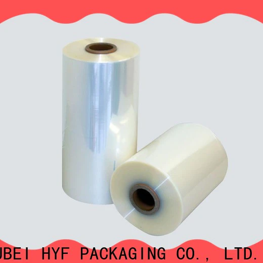 HYF fast delivery pla plastic film factory for food