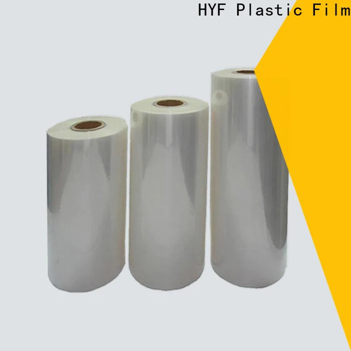 HYF high quality pla plastic film company for food