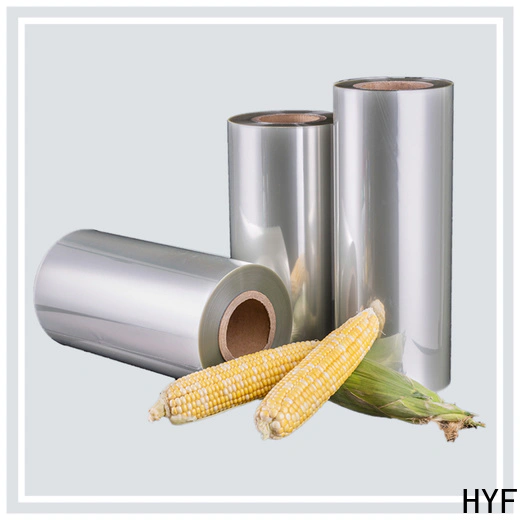 HYF environmental friendly polylactic acid film manufacturer for juice