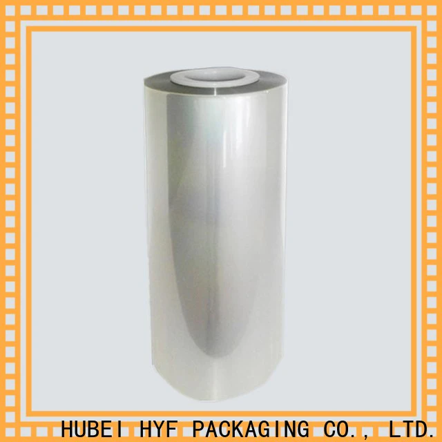 HYF high quality polylactide film with printing for label