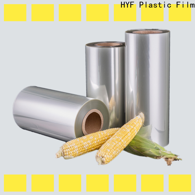 HYF good selling pla plastic film manufacturer for packaging
