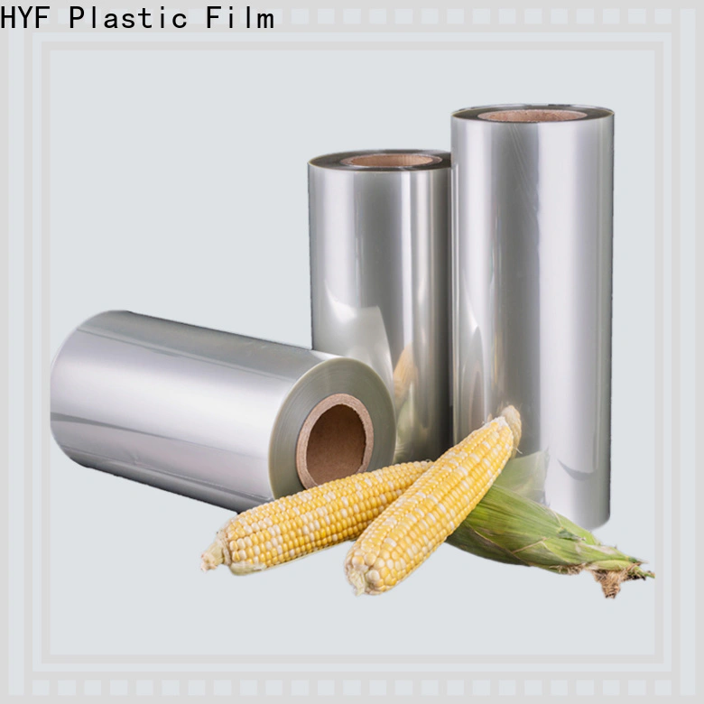 HYF high quality polylactic acid film with printing for juice