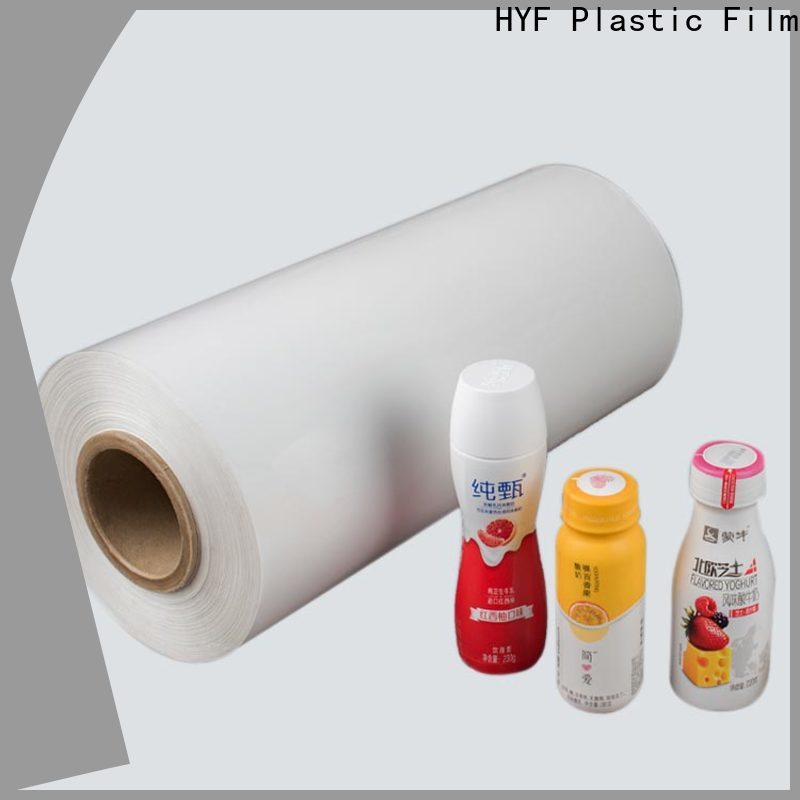 HYF petg film suppliers with printing for beverage