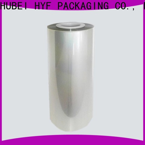 HYF wholesale poly lactic acid film with perfect shrinkage for juice