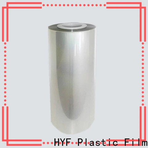 HYF environmental friendly pla plastic film with perfect shrinkage for packaging