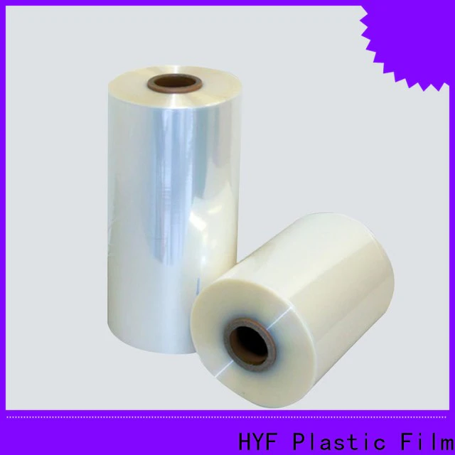 HYF pla plastic film factory for beverage