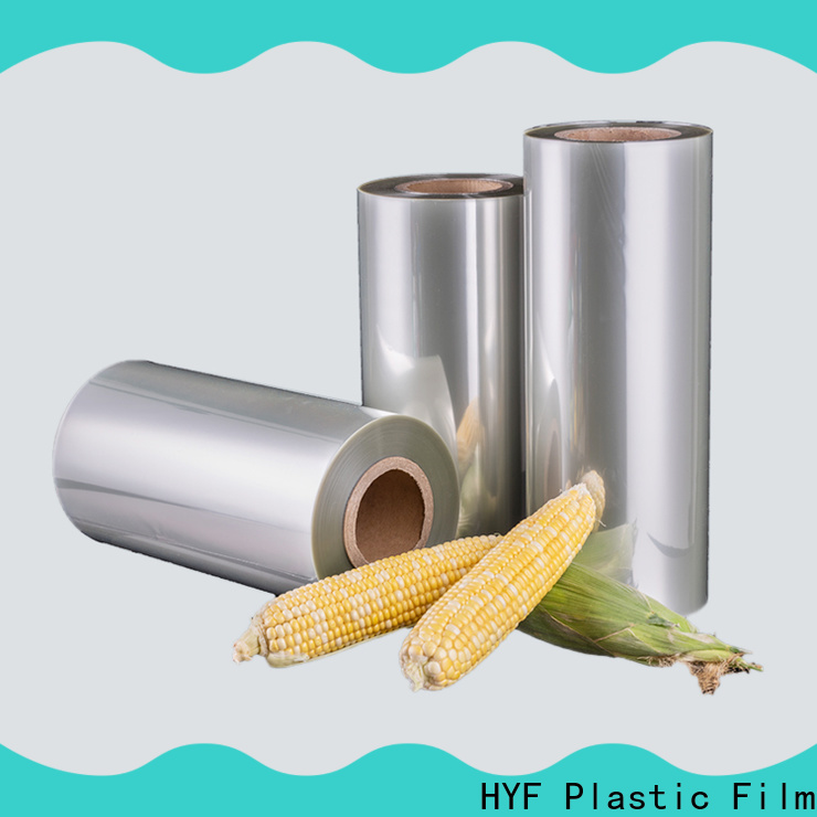 HYF professional polylactic acid film with printing for beverage