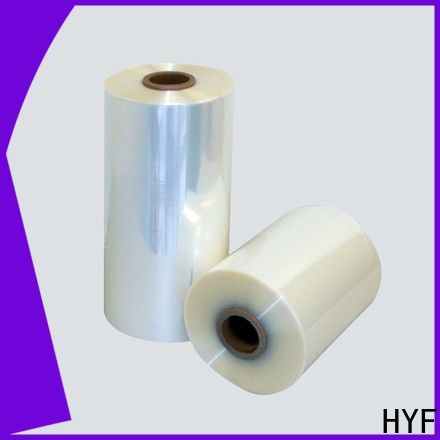 HYF latest polylactide film with perfect shrinkage for juice