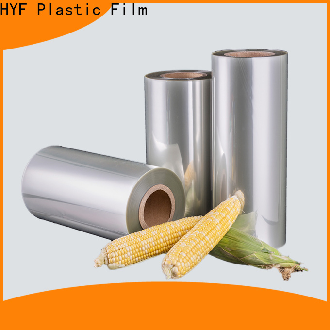 HYF high quality pla plastic film supplier for beverage
