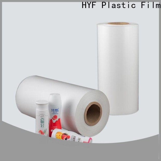 HYF heat shrink film roll with printing for label