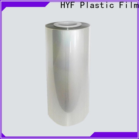 HYF pla plastic film supplier for beverage