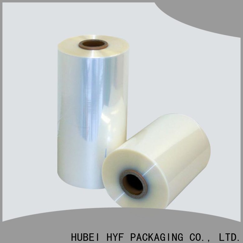 HYF fast delivery pla plastic film manufacturer for juice