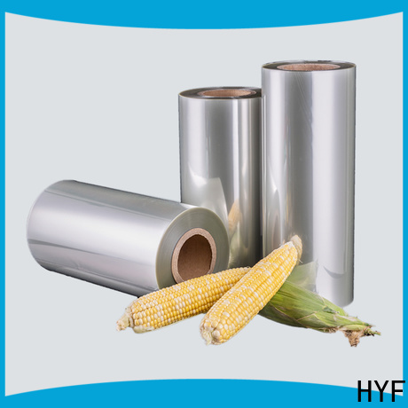 HYF good selling pla plastic film factory for beverage