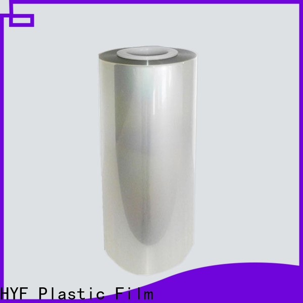 HYF high quality pla shrink wrap with perfect shrinkage for beverage