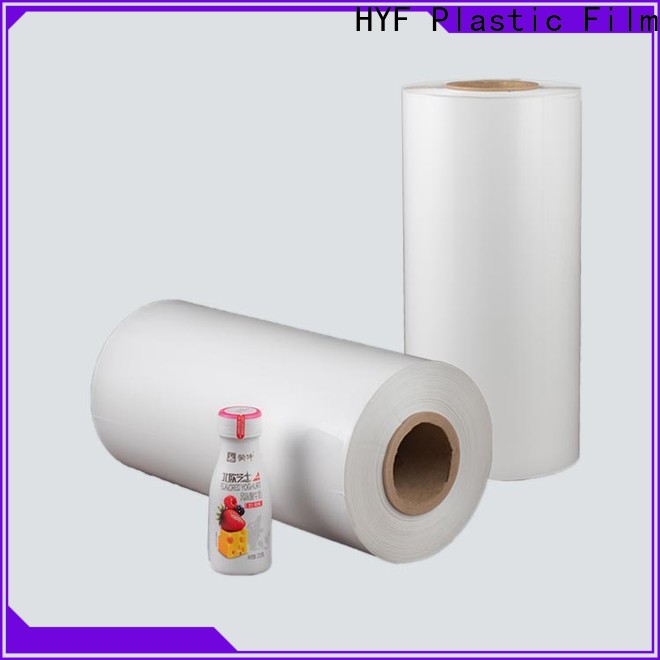 HYF good selling petg film with printing for packaging