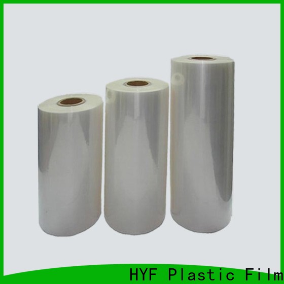 HYF pla plastic film supplier for packaging