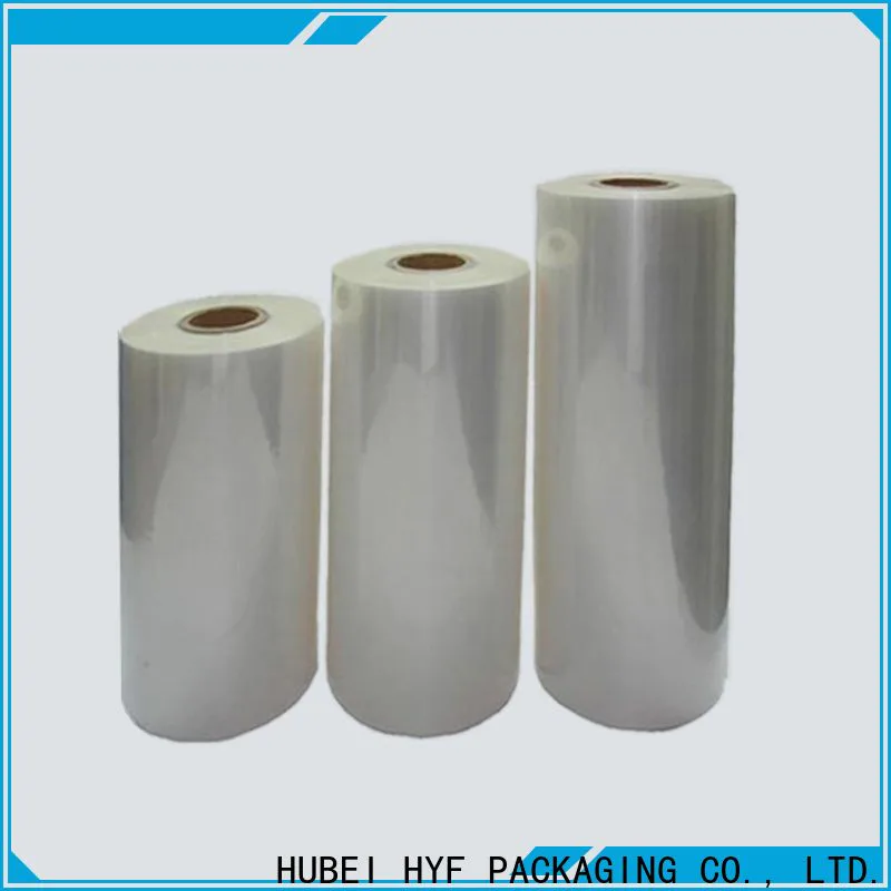 HYF polylactic acid film with printing for label