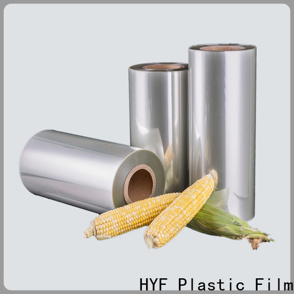 HYF top polylactide film with printing for packaging