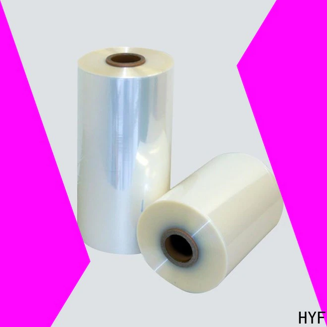 HYF polylactide film with printing for beverage