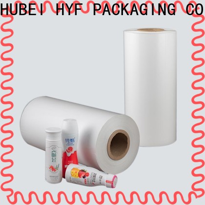HYF high shrink film with printing for beverage