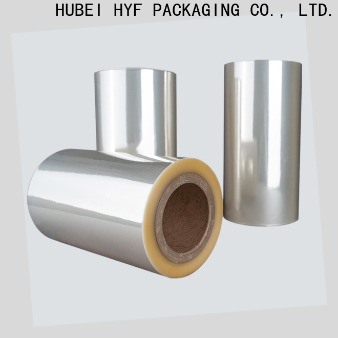 HYF pvc shrink wrap with perfect shrinkage for label