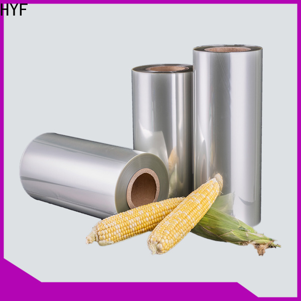 HYF hot sale polylactic acid film with printing for beverage