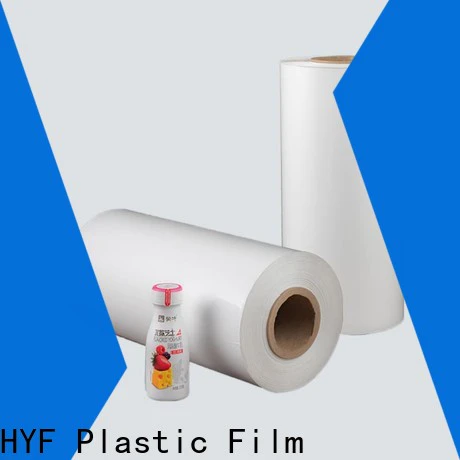 HYF clear petg shrink film supplies for beverage
