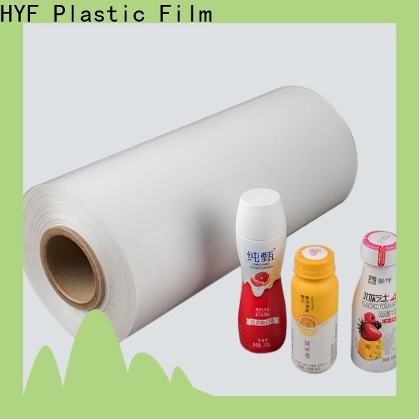 HYF factory price petg film with printing for beverage