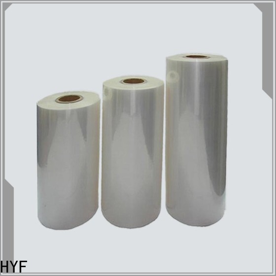 professional pla plastic film company for label HYF