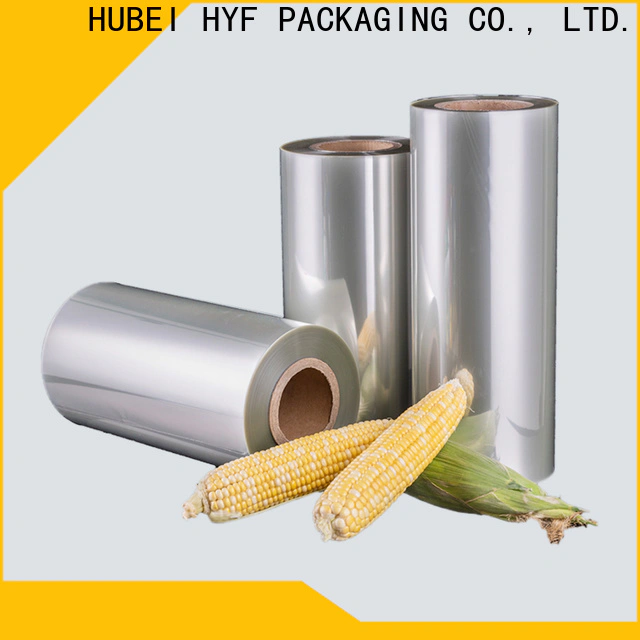 HYF pla plastic film with printing for juice
